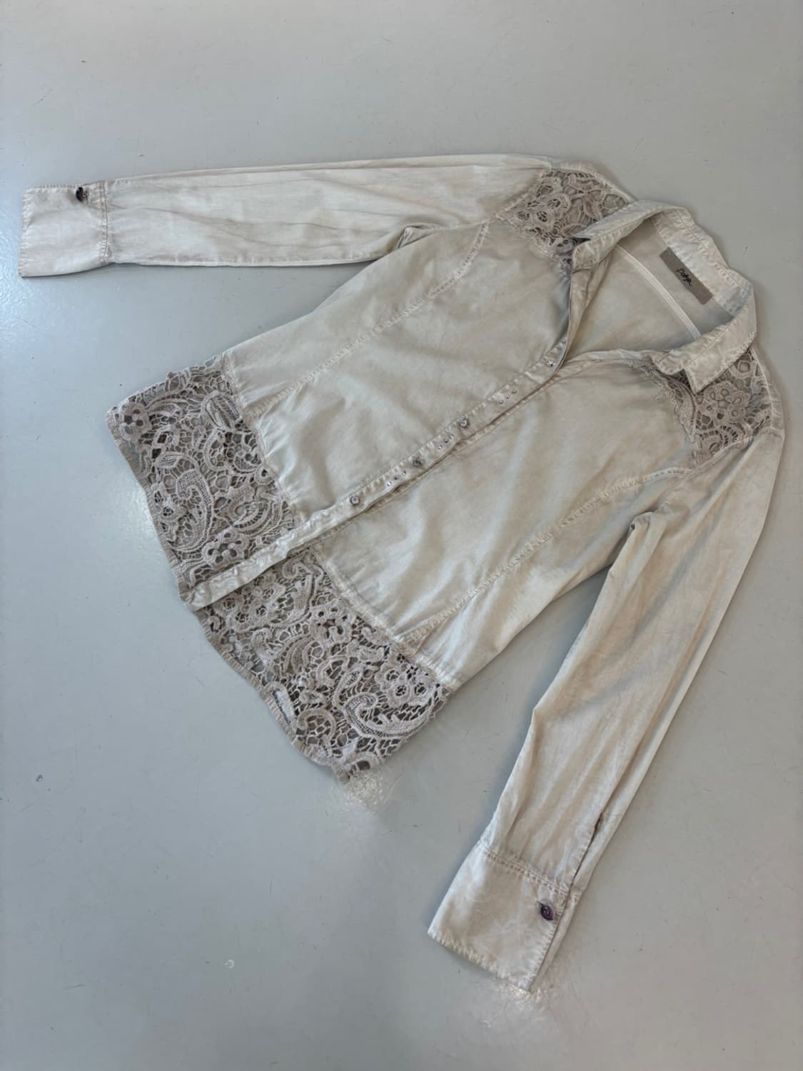 Bottega Lace Shirt 상품이미지3