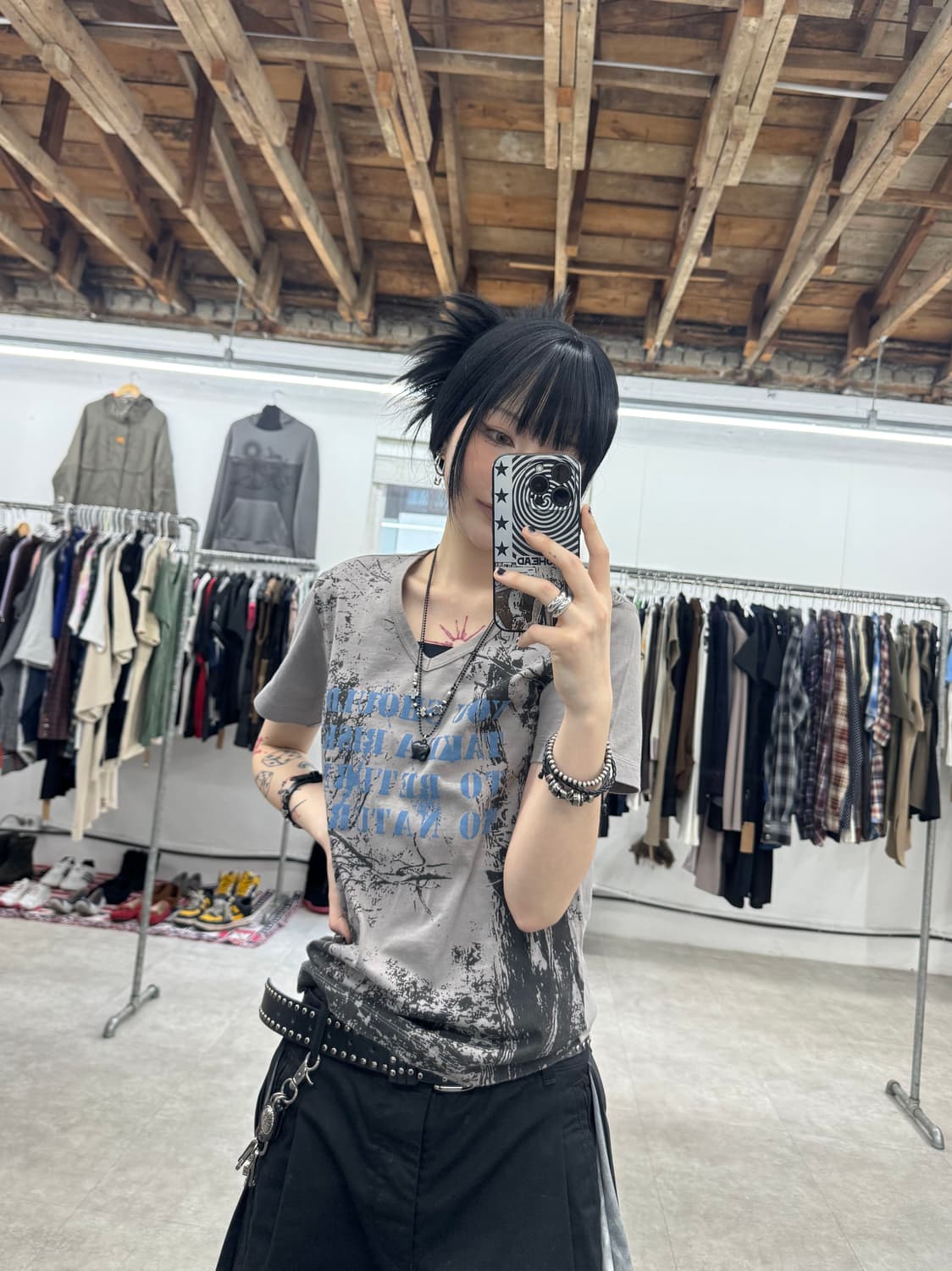 tete homme 브이넥 티셔츠 상품이미지3