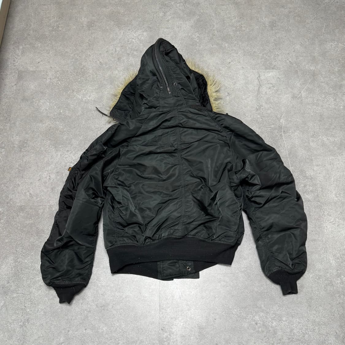 80s 알파인더스트리 N2B 블랙 IDEAL 지퍼 상품이미지2