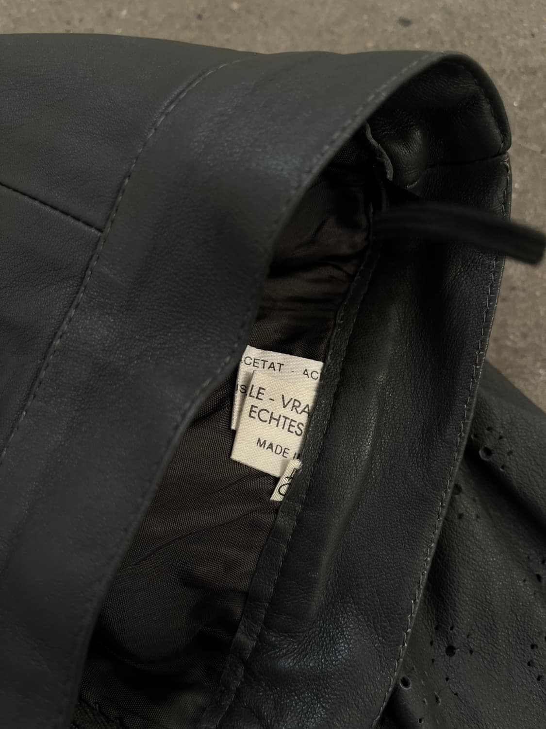 Gianfranco Bogino (Italy made) 레더 펀칭 스커트 상품이미지7