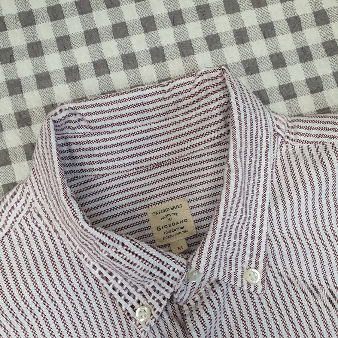 지오다노 긴소매 셔츠 남자95 (2벌가격) 상품이미지2