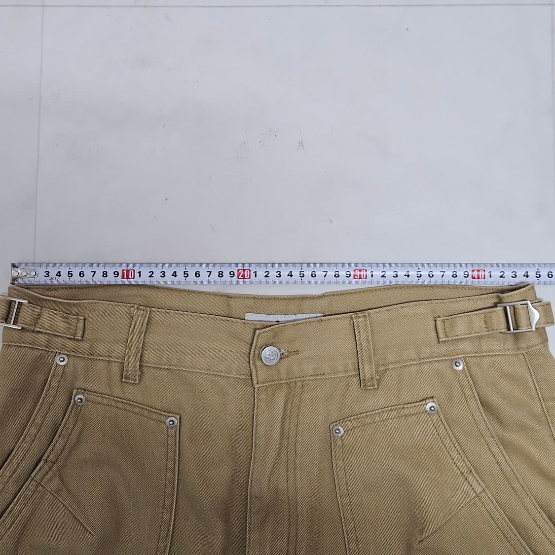 L 엑스톤즈 리온 와이드 코튼 팬츠 베이지 상품이미지6