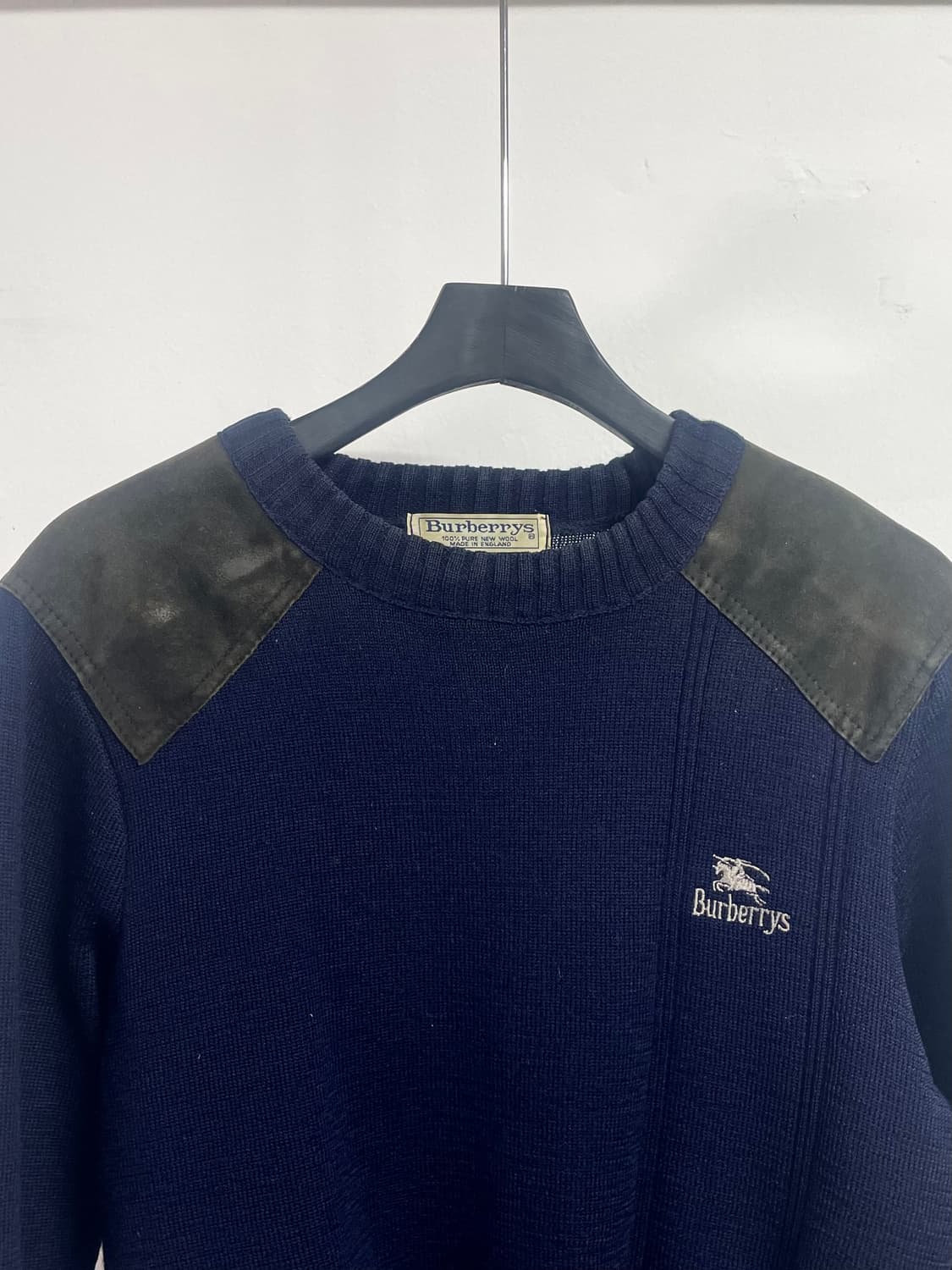 버버리 코만도 레더 울 라운드 니트 (on.582) 상품이미지2