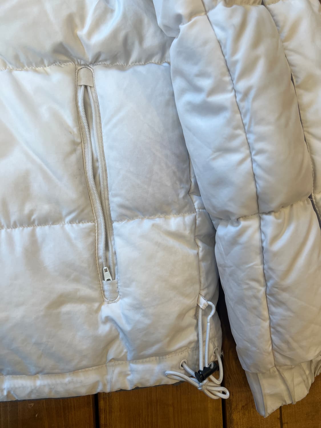 나이키 화이트 실버 푸퍼 패딩 상품이미지8