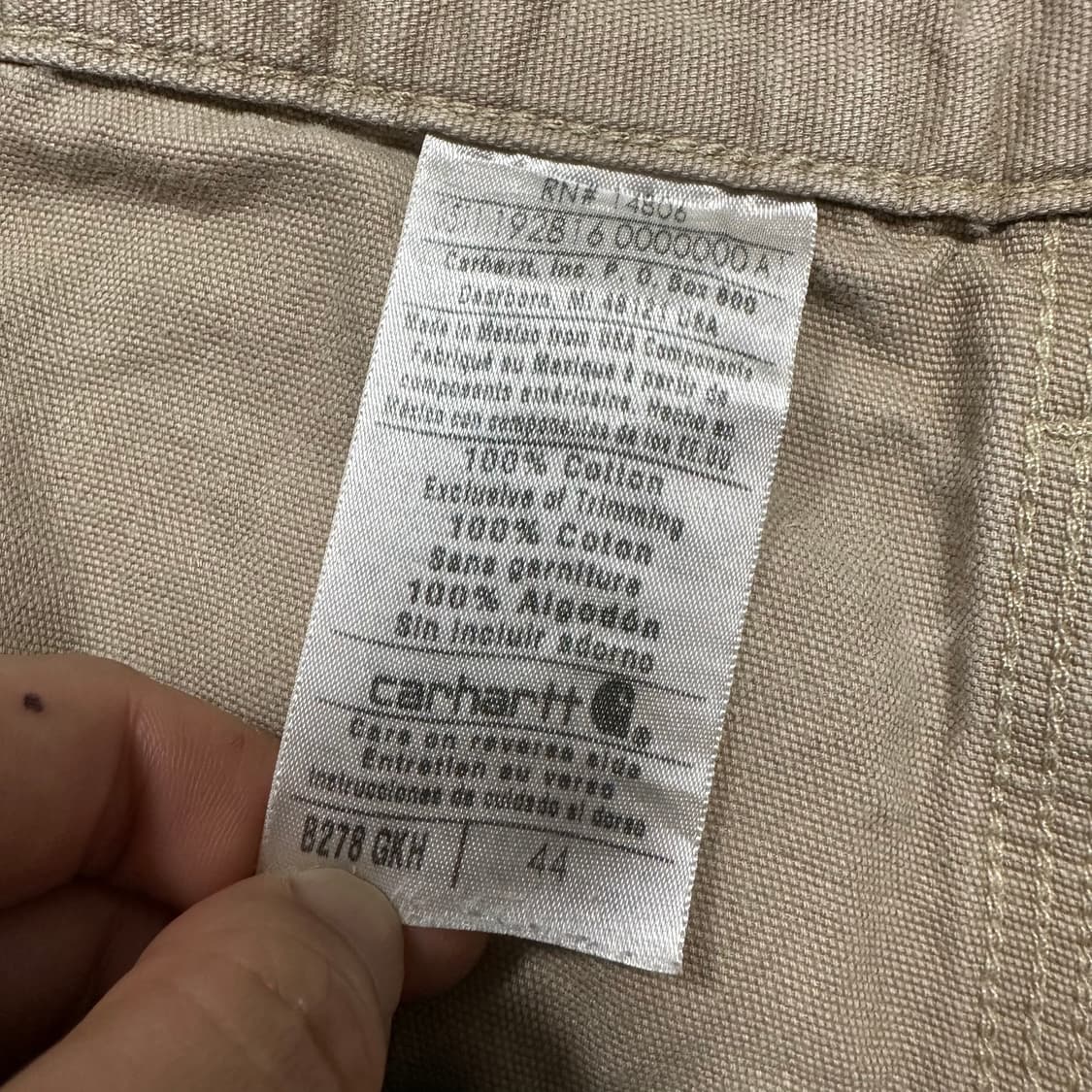 ✨ (바배) 칼하트 워크 팬츠 반바지 (44) 상품이미지4