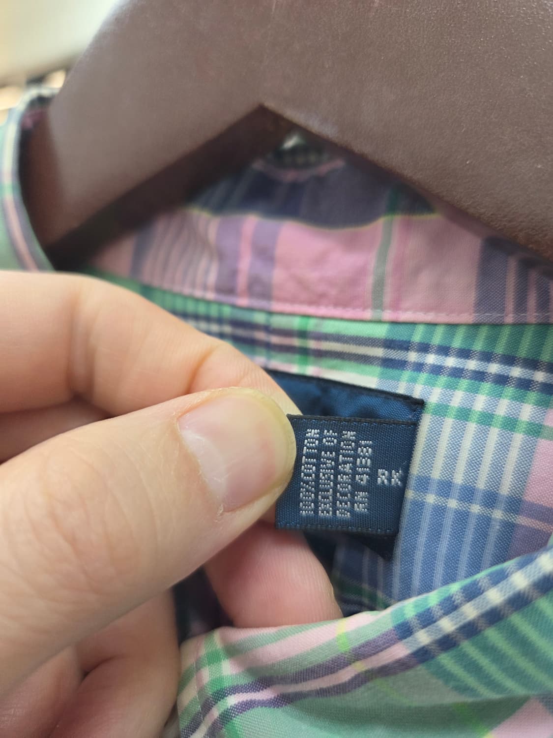 폴로 랄프로렌 체크 셔츠 상품이미지4