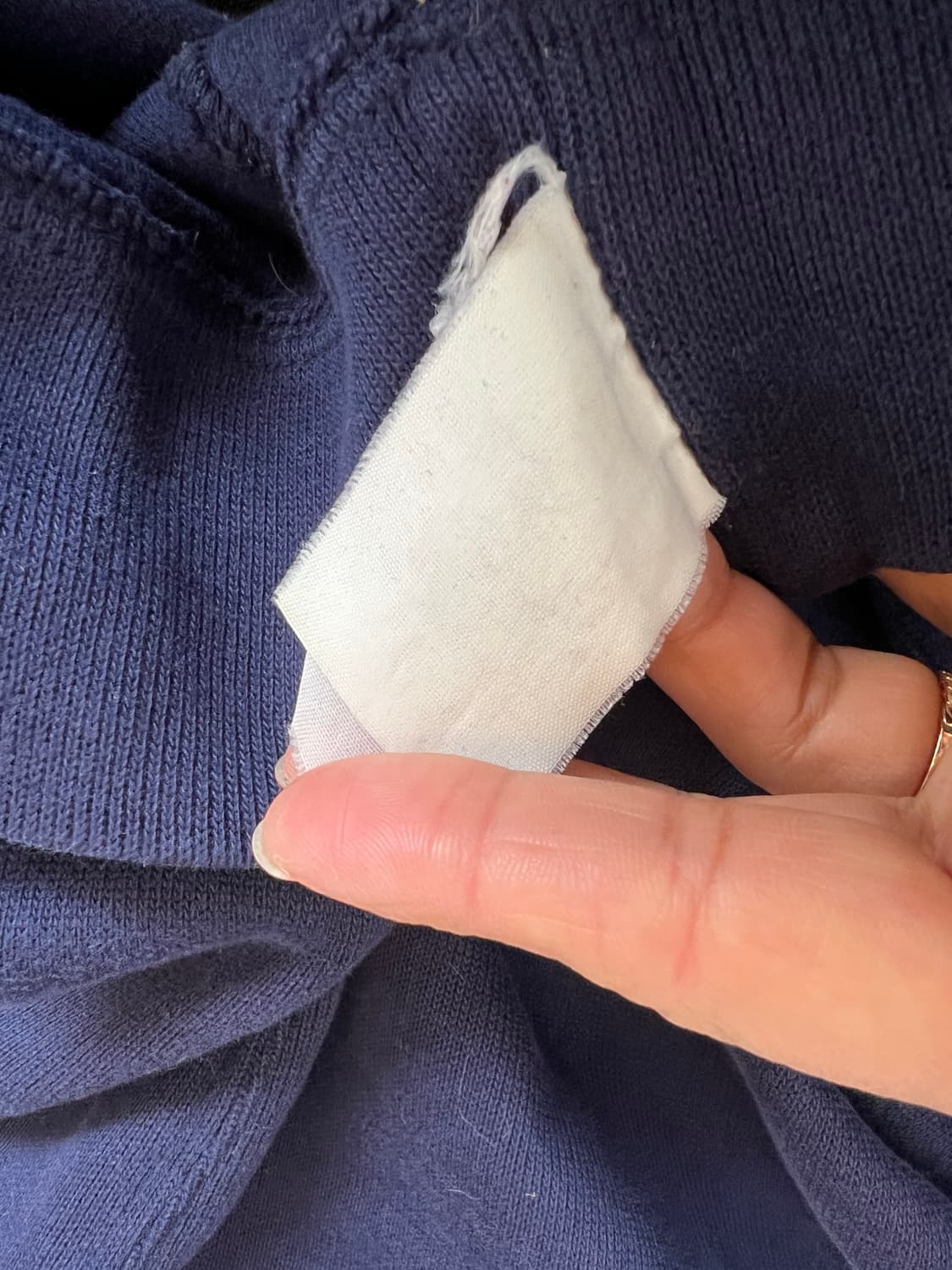 폴로랄프로렌 남성 네이비 빅포니 반집업티셔츠 긴팔티셔츠 상품이미지7