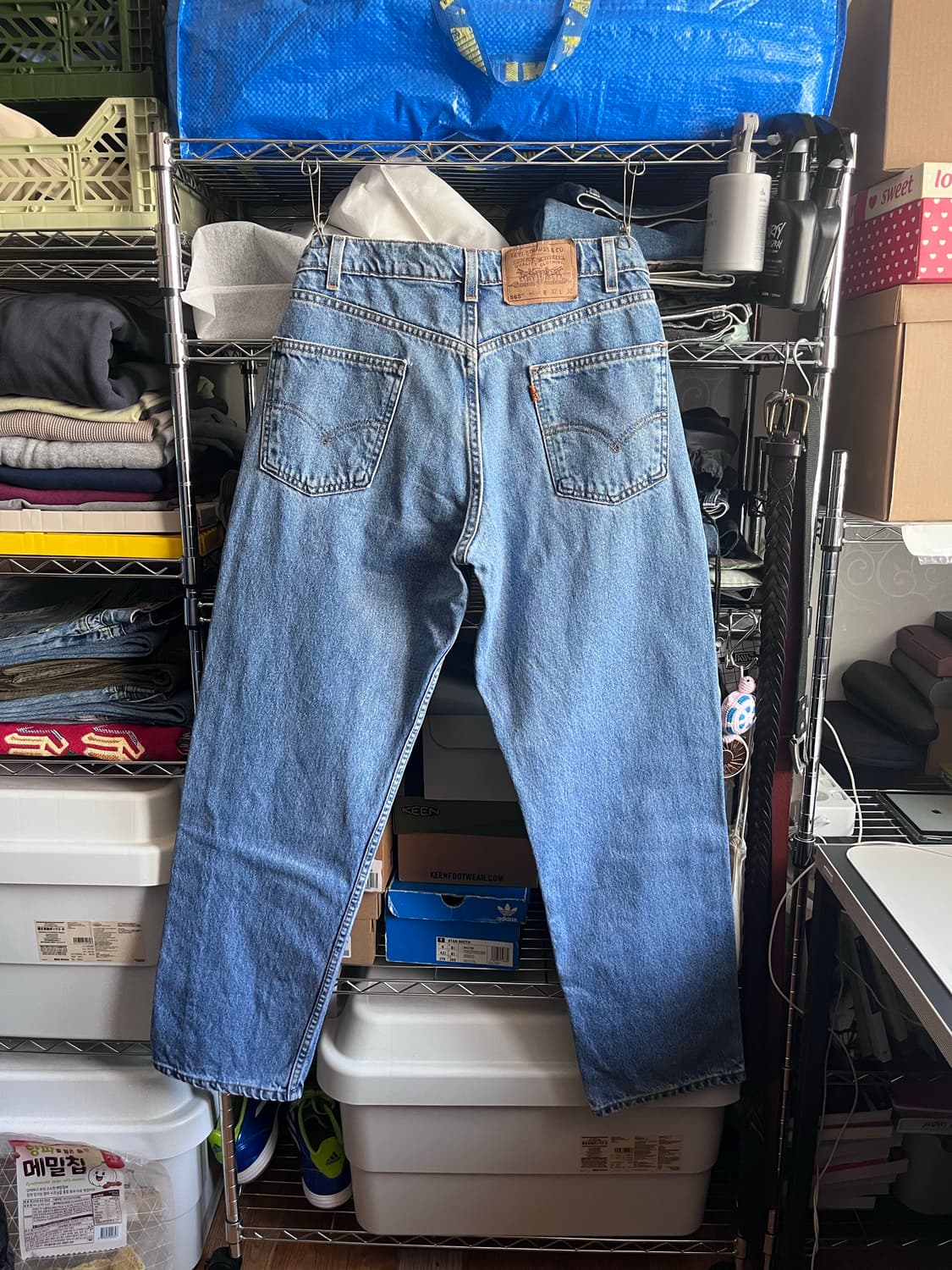 90s usa 리바이스 565 와이드 레그 상품이미지2