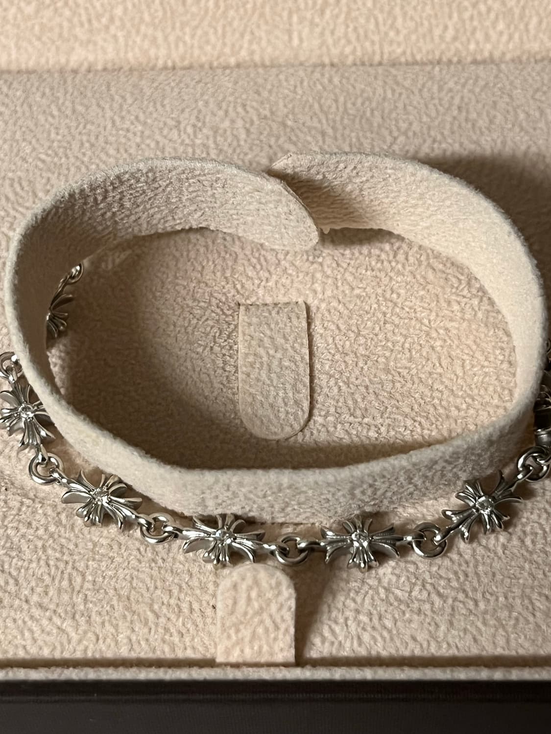 18k 화이트골드 타이니팔찌 제작 상품이미지1