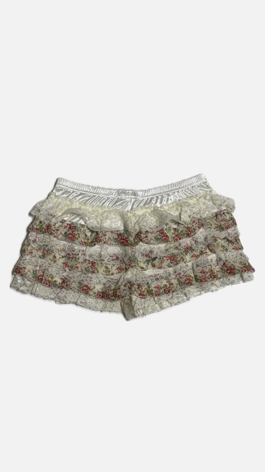 플라워 레이스 캉캉 숏팬츠 상품이미지1