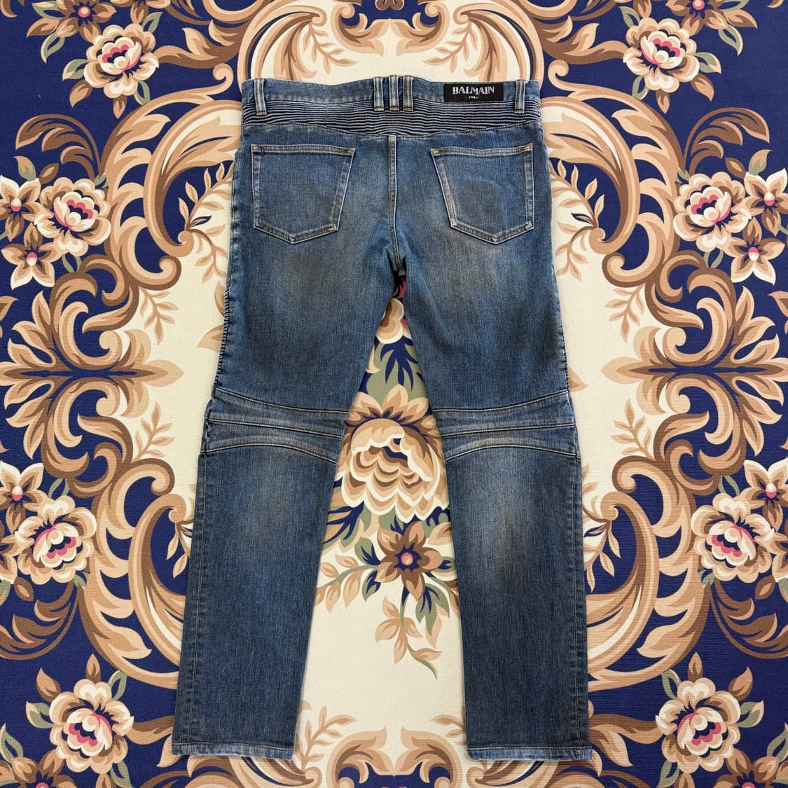 (32)발망 BALMAIN 바이커 데님팬츠 상품이미지6