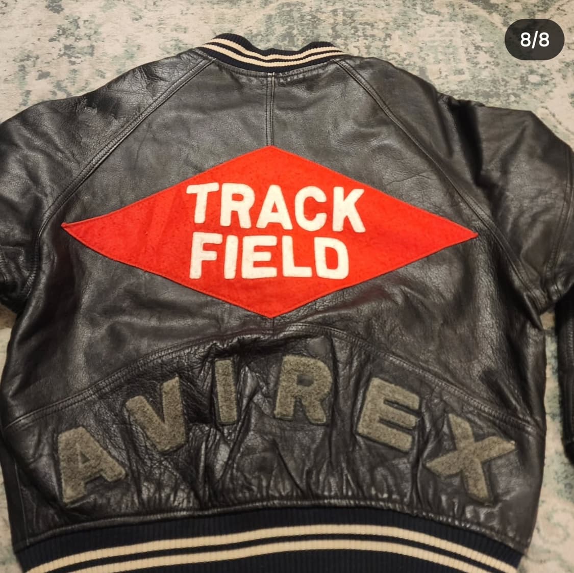 90s 아비렉스 LTD 플라이트 레더자켓 상품이미지8