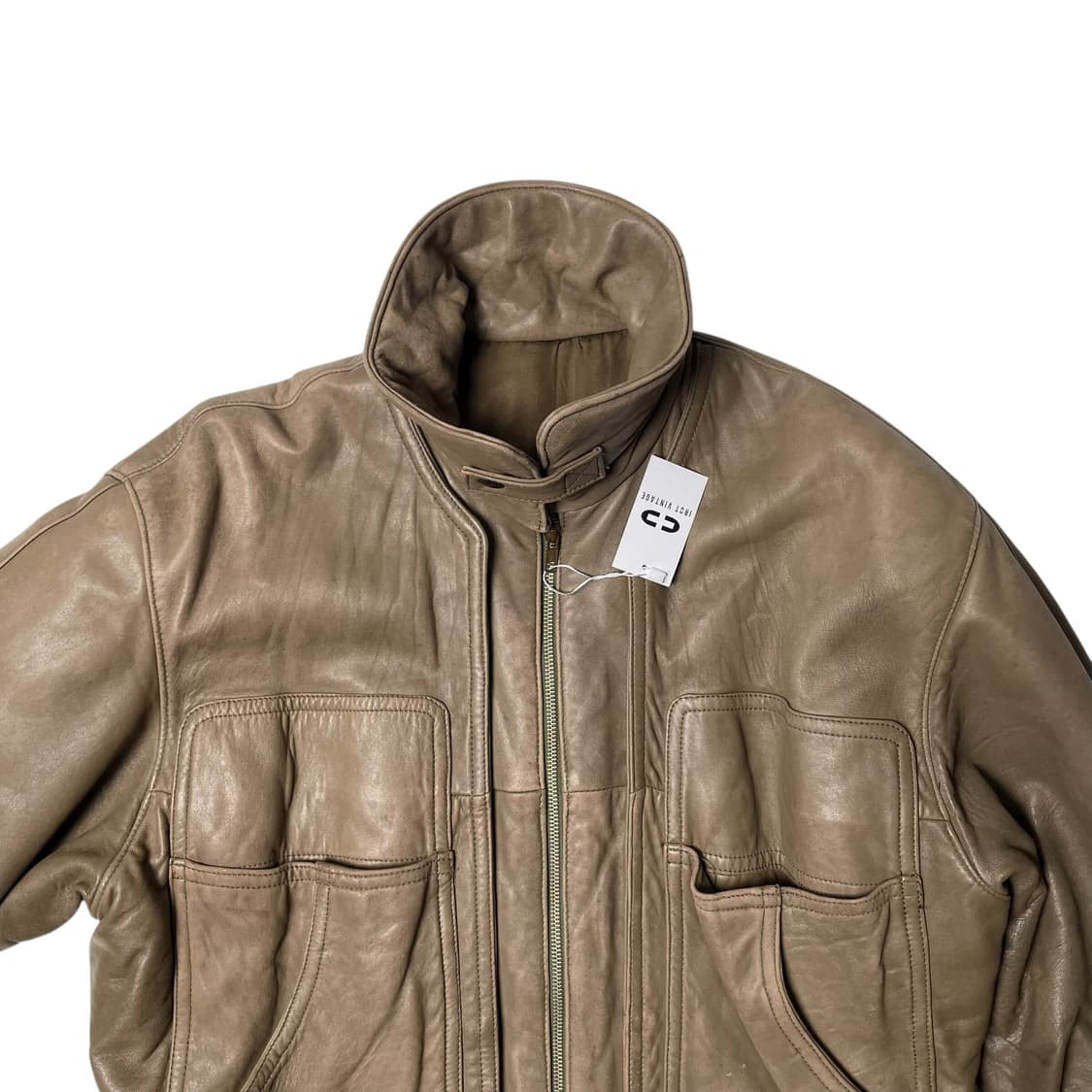 멀티포켓 레더 봄버 (italy made) 상품이미지5