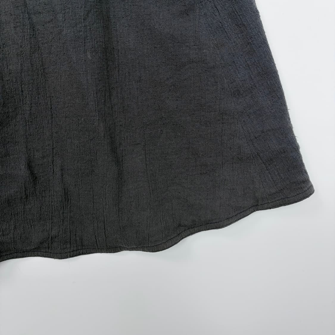 70s 이세이미야케 양면 주름 패턴 앞치마 스커트 상품이미지3