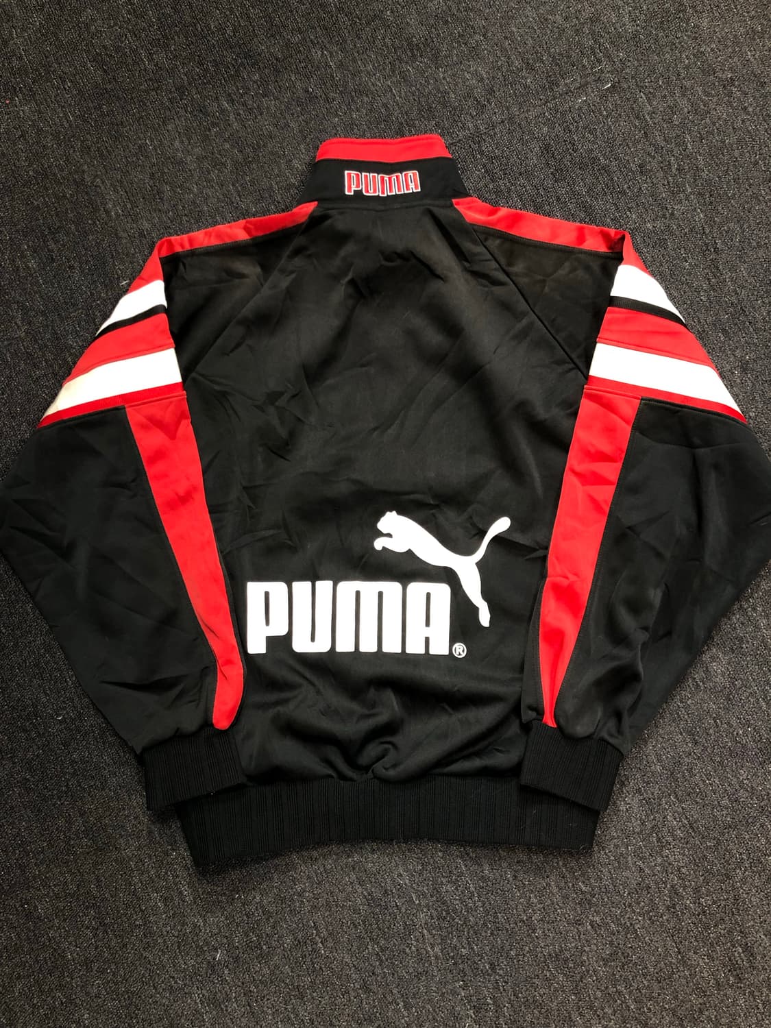 퓨마 올드스쿨 블랙 레드 져지 95  상품이미지8