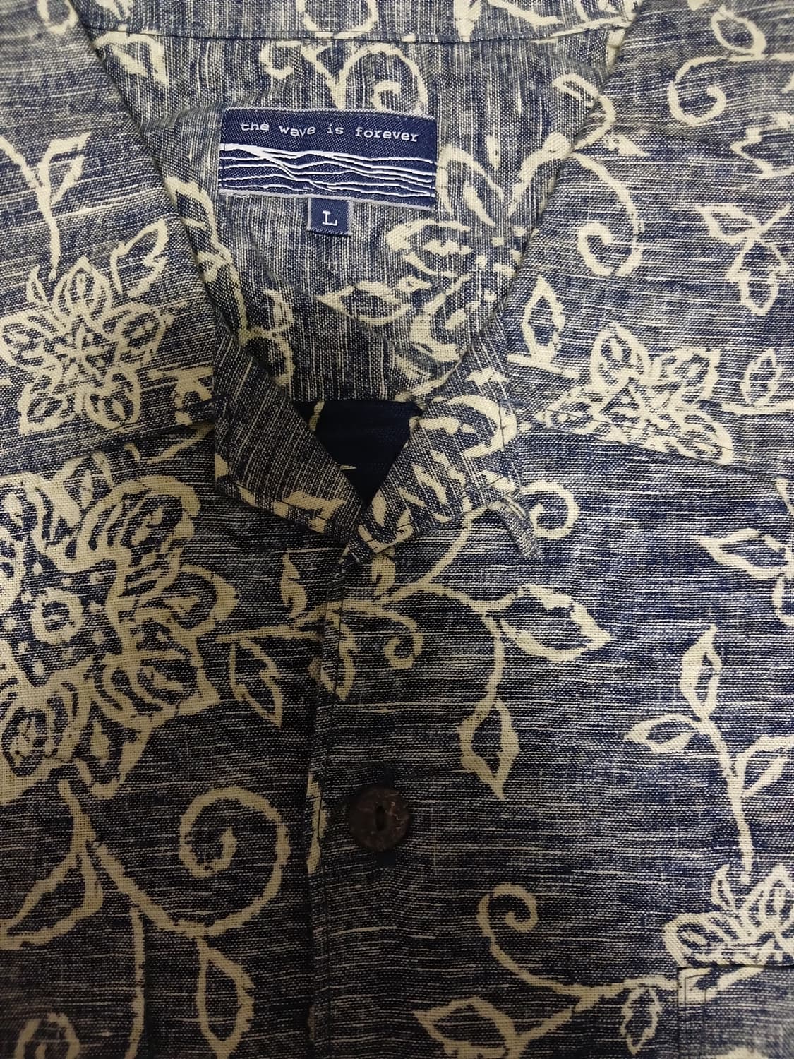 The wave is forever 플라워 패턴 반팔 셔츠 상품이미지2