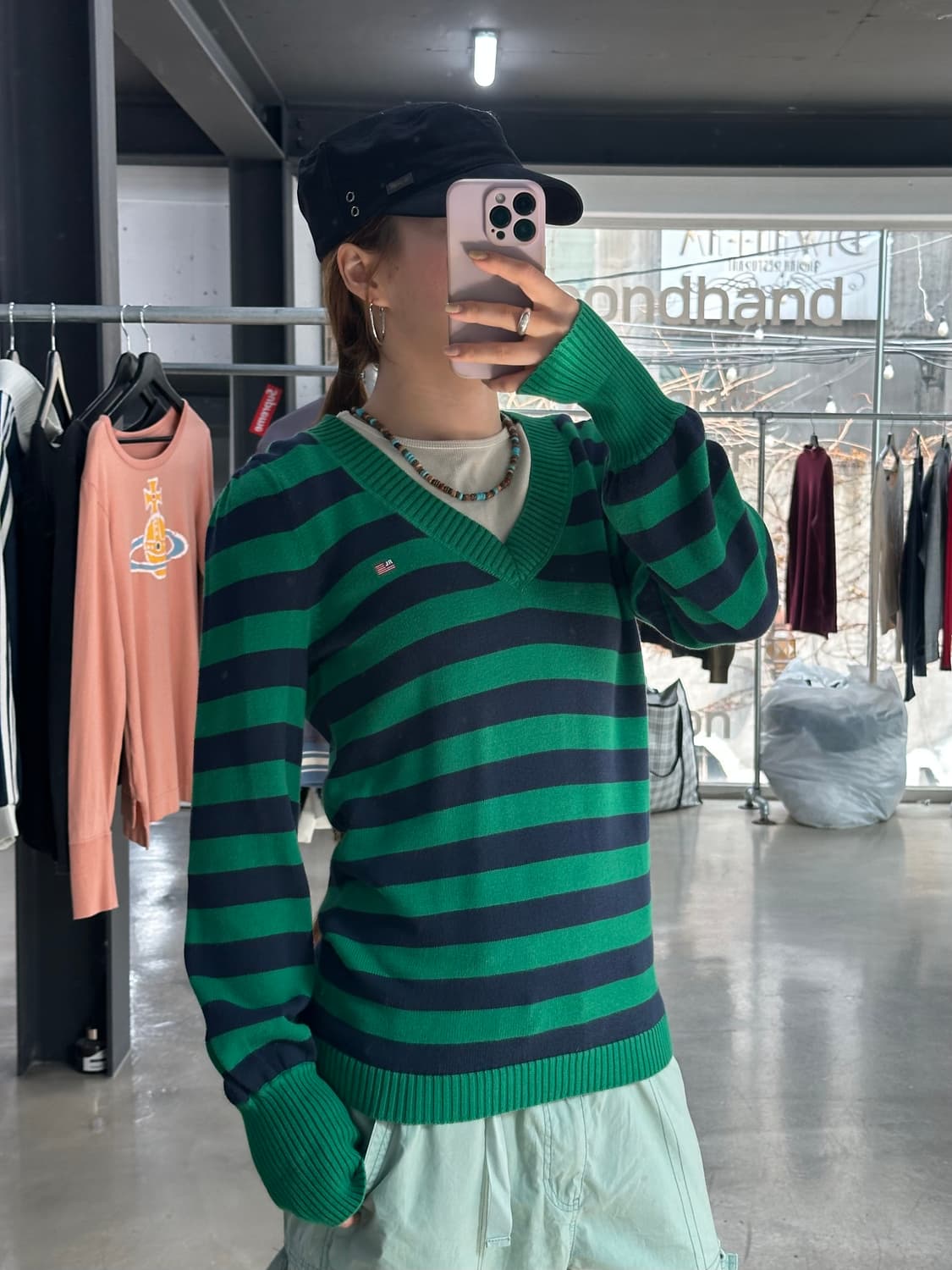 폴로랄프로렌 진스 성조기 스트라이프 니트 상품이미지2