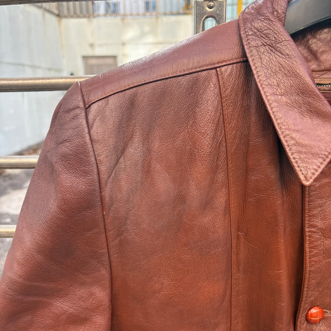 70’s Cabretta Leather 레더카코트 빅사이즈 상품이미지6