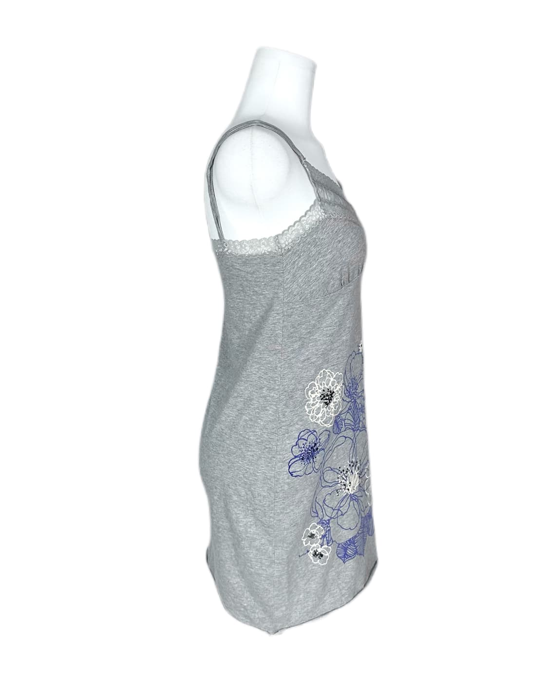 grey lace flower dress 상품이미지5