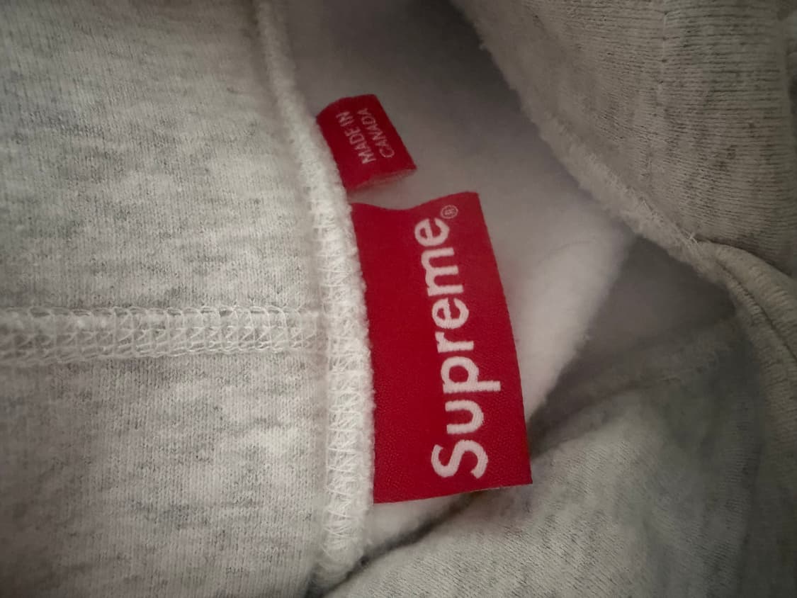 슈프림 박스로고 후드티 애쉬그레이 S 상품이미지3
