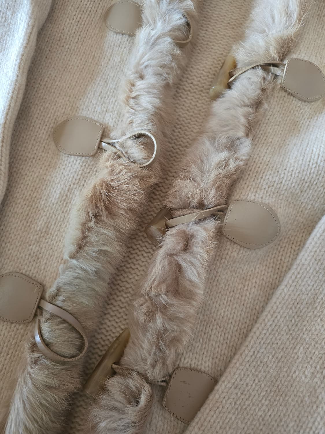 떡볶이단추 니트후드가디건 상품이미지2