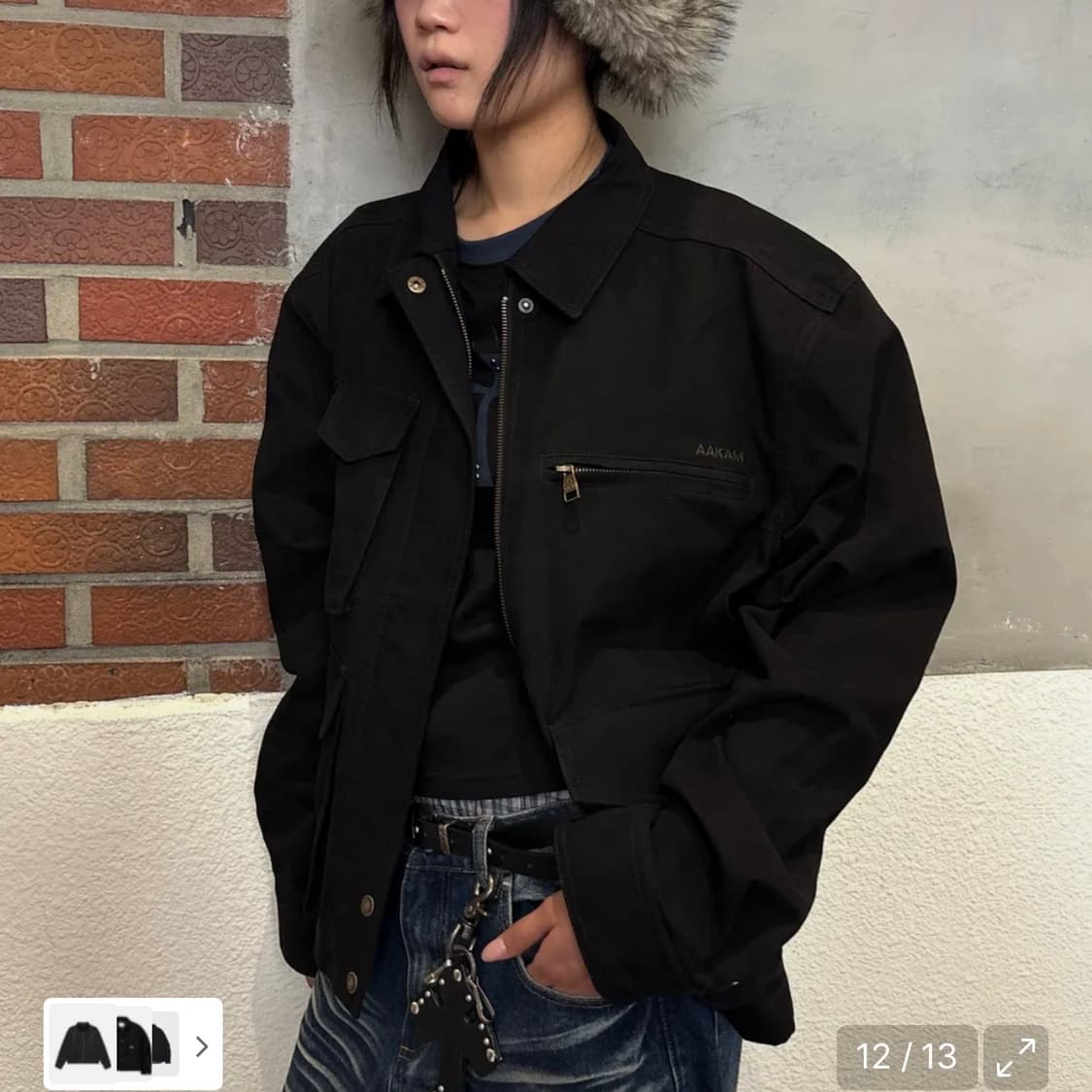 아캄 Cotton Utility Jacket (2, 사이즈 교환!!) 상품이미지1