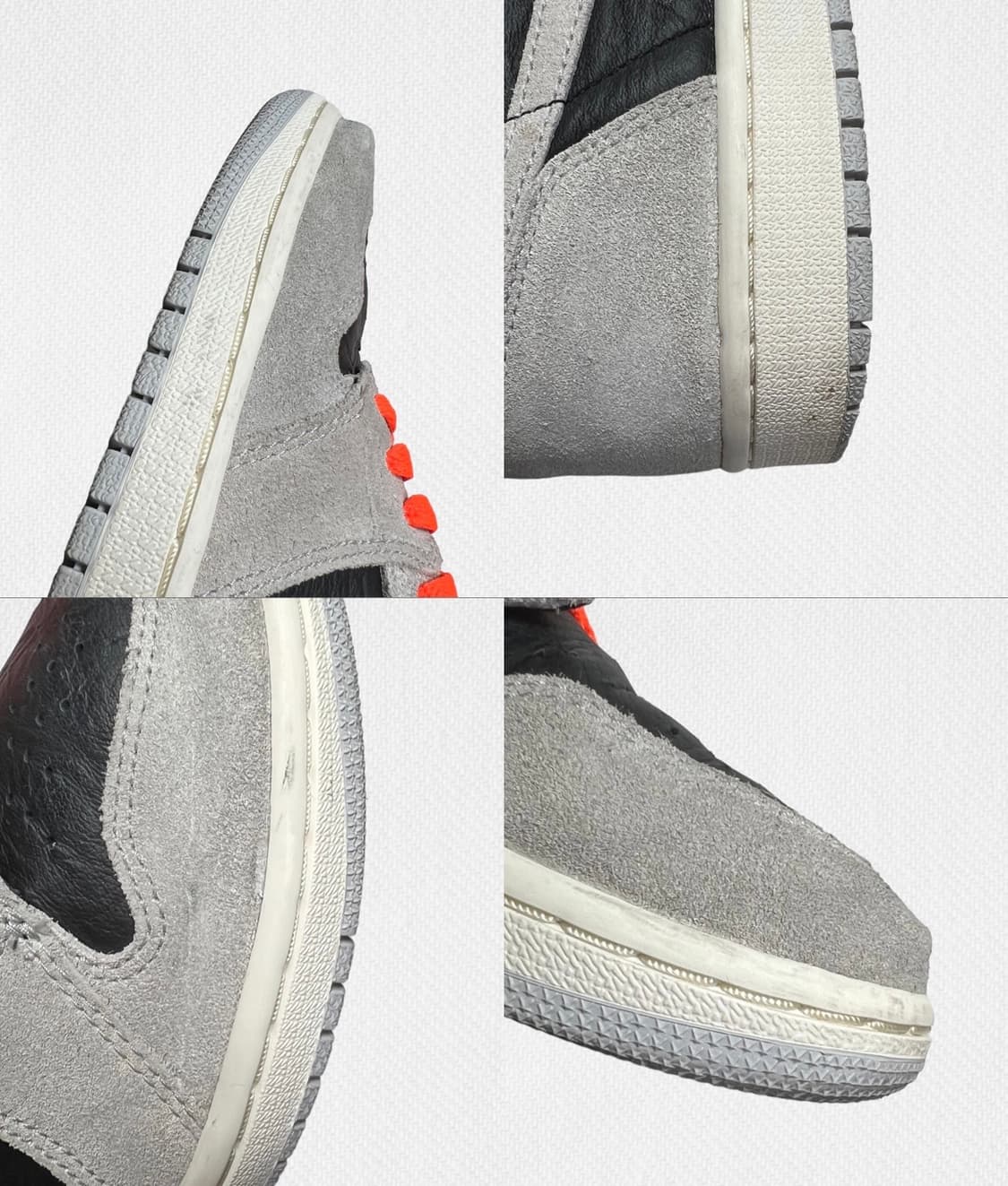 260 조던1 레트로 하이 네추럴 그레이 하이퍼 크림슨 상품이미지2