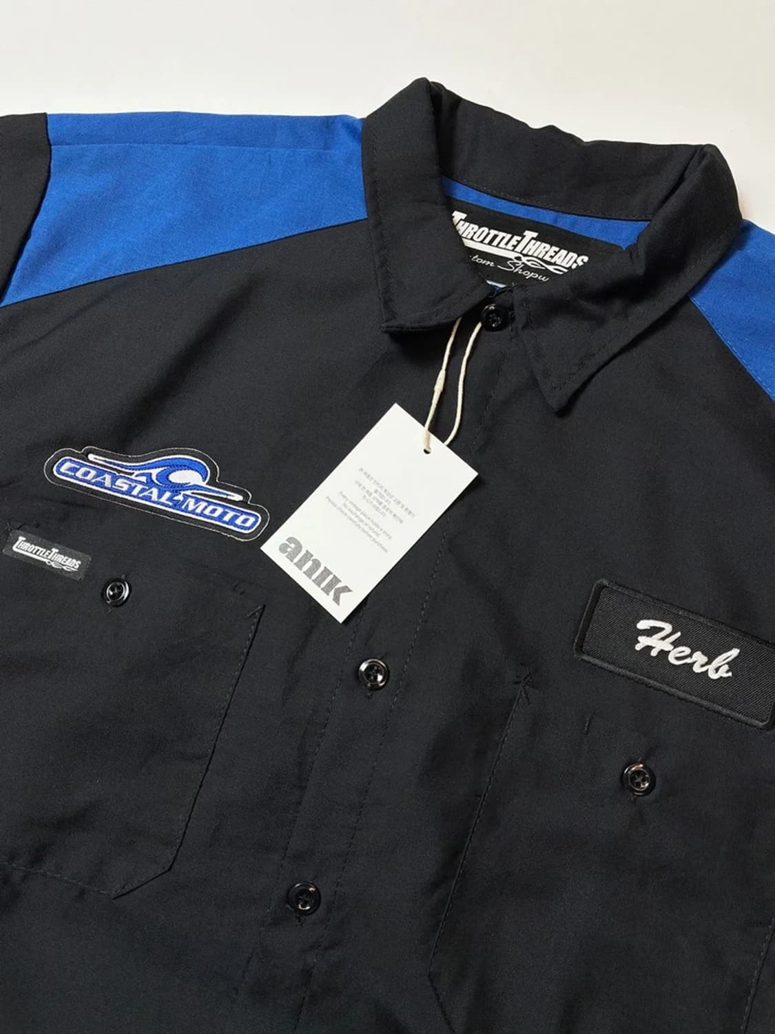 Selected 00's 빅프린팅 반팔 코튼 셔츠 PN9495 상품이미지5