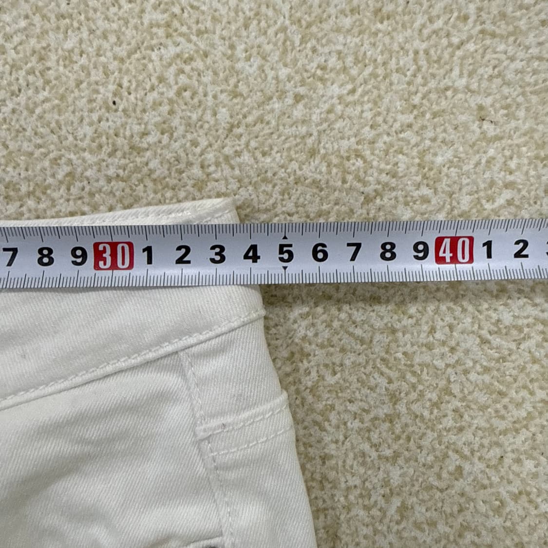 67 게스 여성 화이트 코튼팬츠 0213T2 상품이미지6