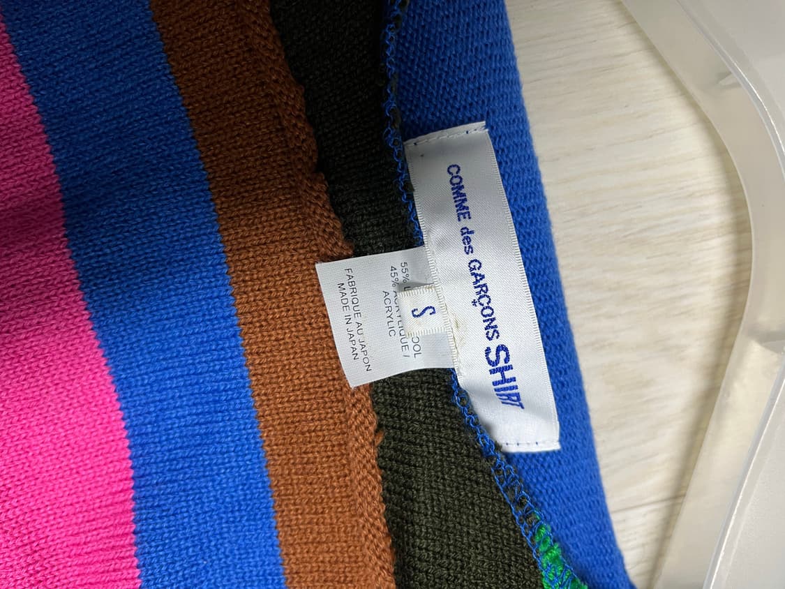 꼼데가르송 셔츠 니트 S 상품이미지3