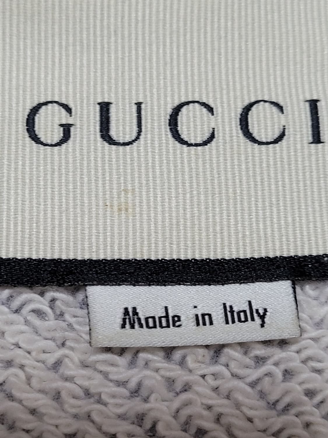 구찌 그레이 GG 사슴 패치 맨투맨 M 상품이미지6