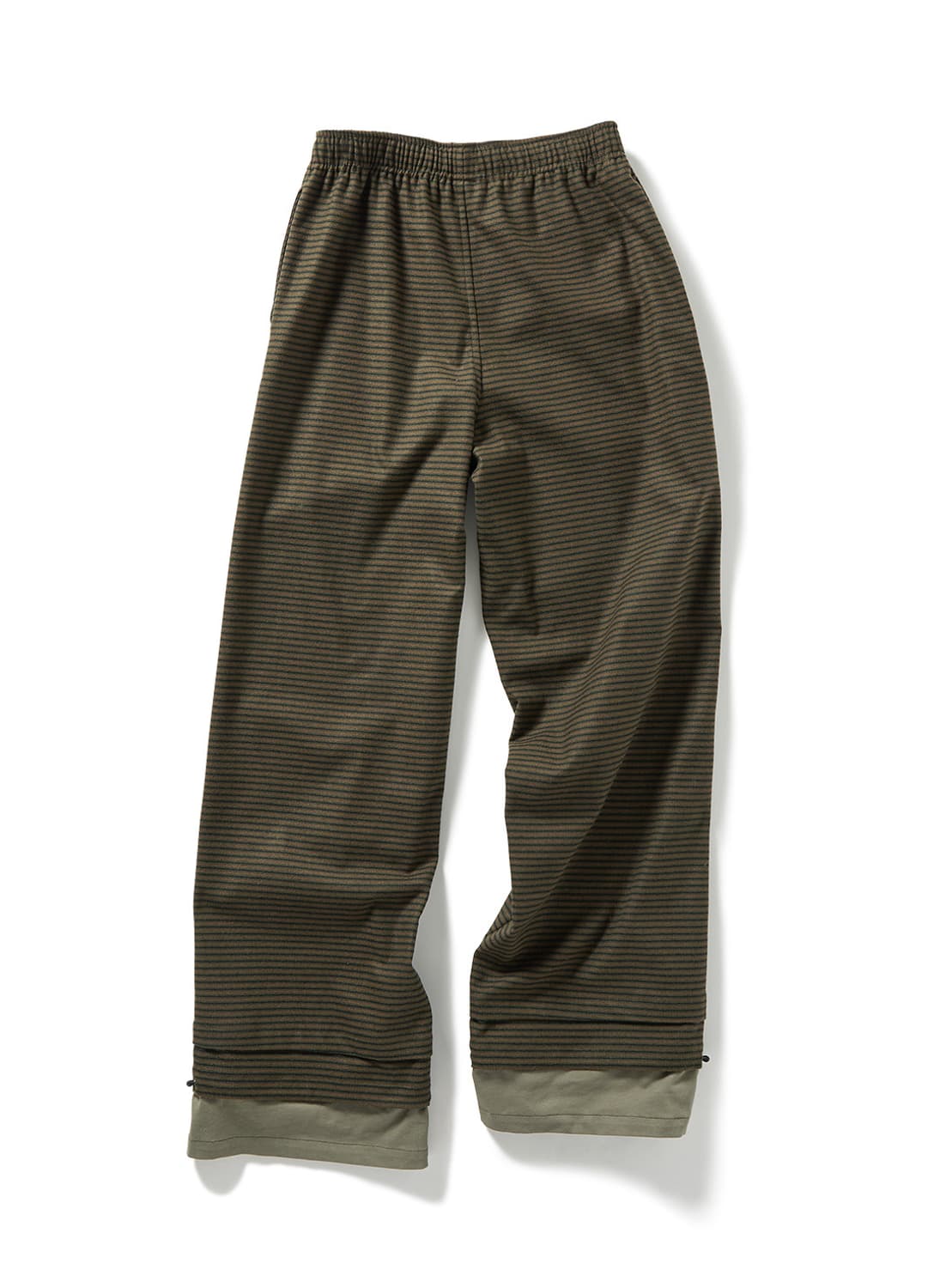 [M]퍼버즈 25fw Step 레이어드 팬츠/그린 상품이미지5