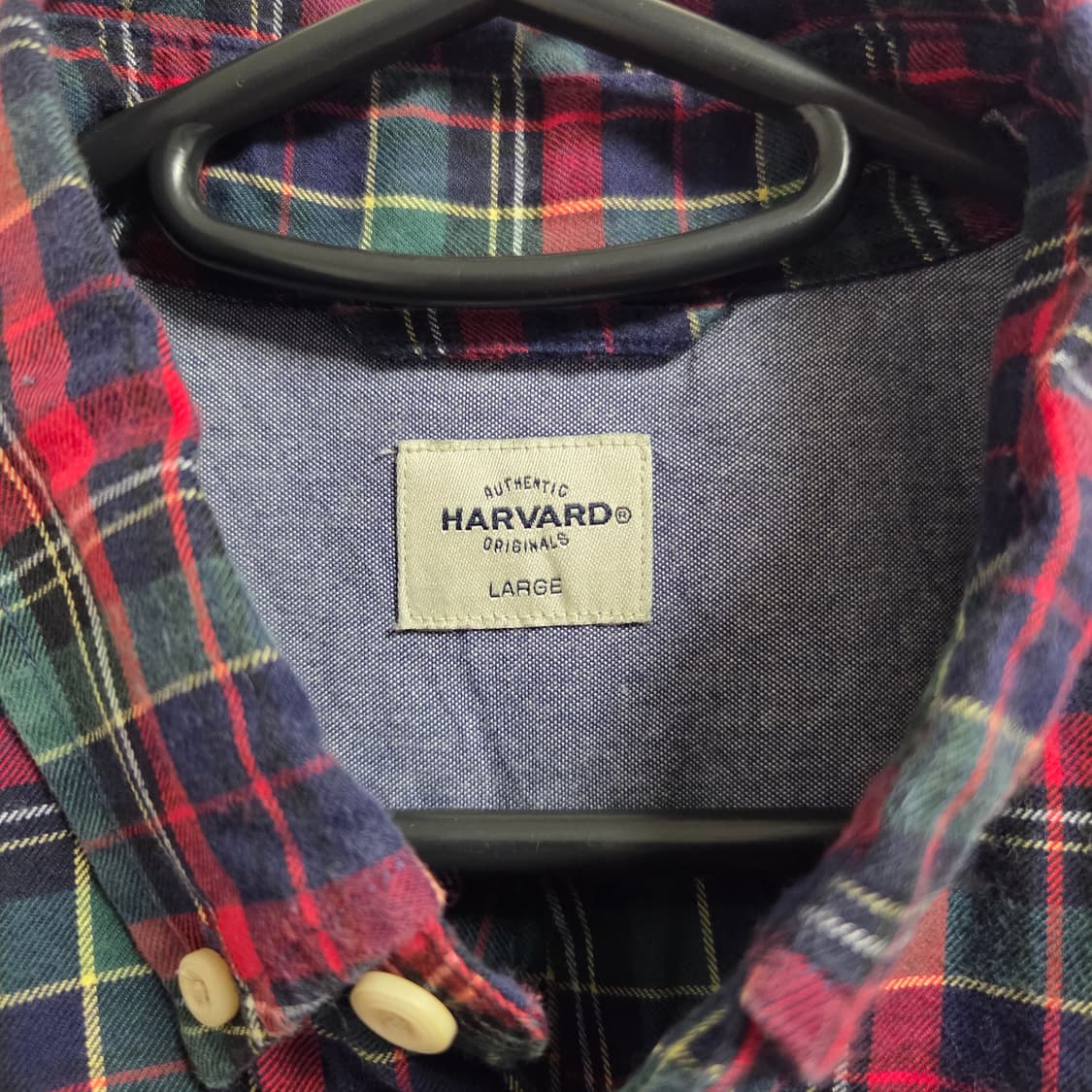 Havard 아메리칸 플란넬 체크 셔츠 L(100) 상품이미지3