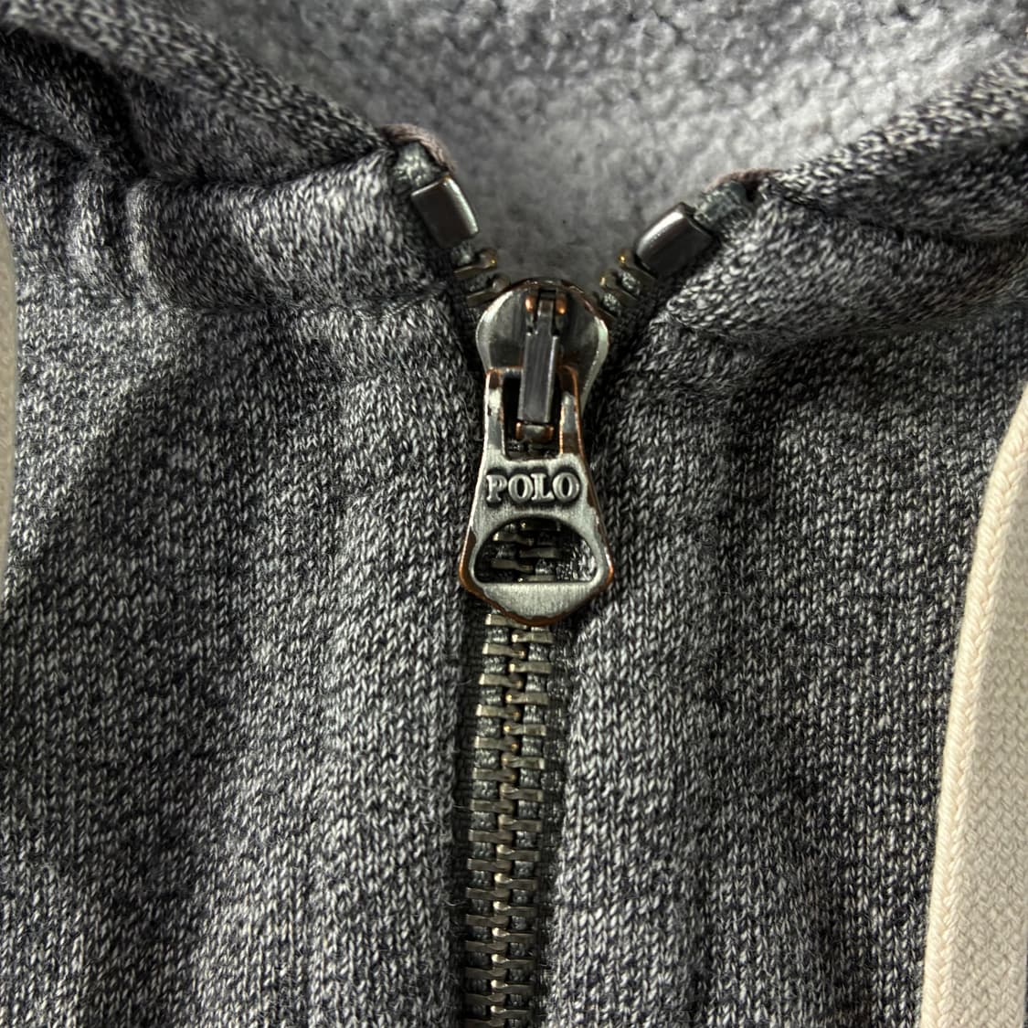 Polo  폴로 랄프로렌 자수 코튼 다크그레이 후드집업  상품이미지4