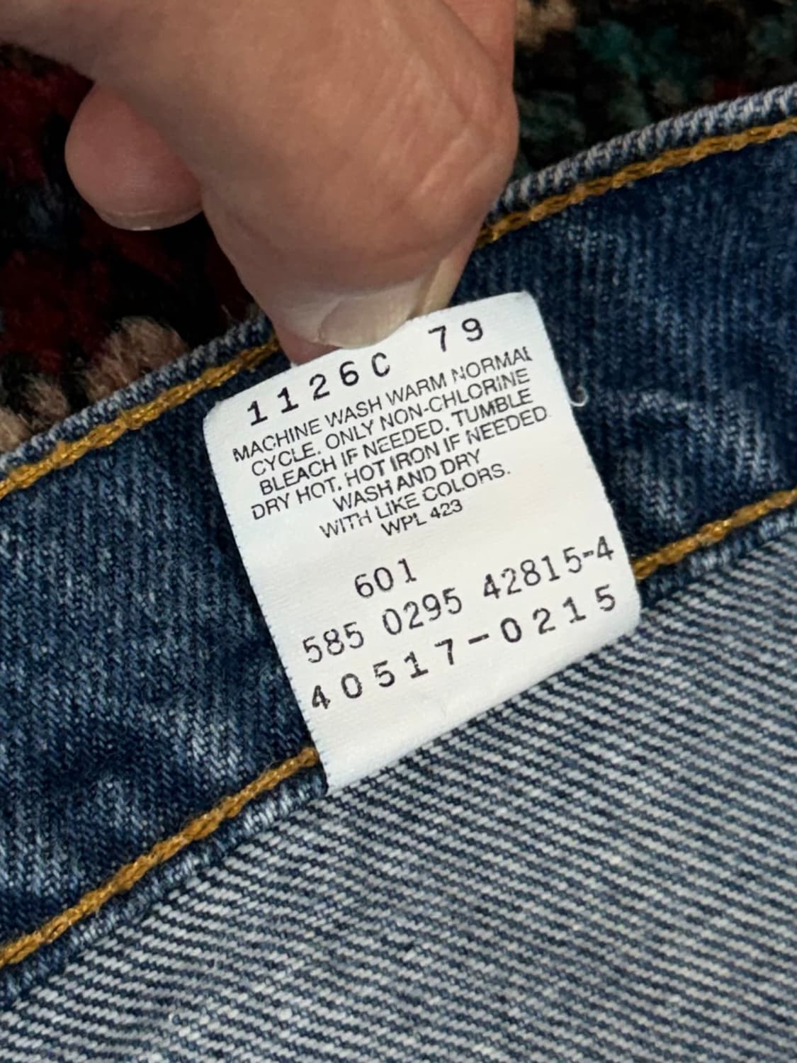 90's USA 빈티지 리바이스 517 오렌지탭 부츠컷 상품이미지10