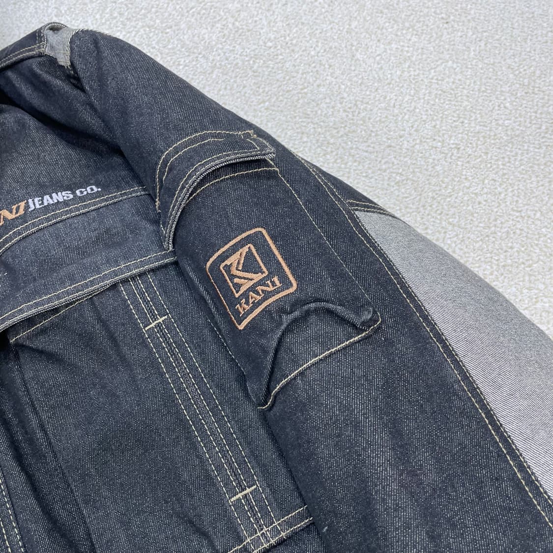 칼카니 올드스쿨 데님 점퍼 퍼 패딩  상품이미지4