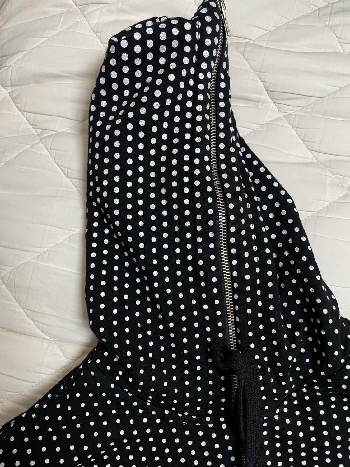 (90) 마자플라바 토트 땡땡이 후드 집업 상품이미지4