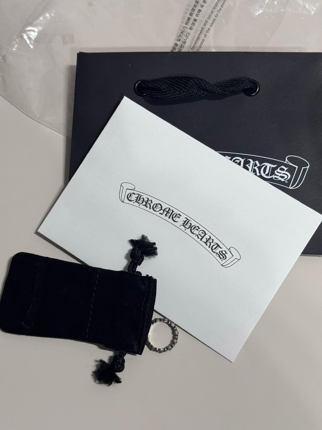 크롬하츠e ch tiny plus band ring 4타이니플러스밴드링 상품이미지3