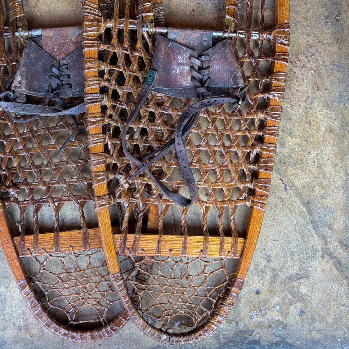 1945s WWII 미국 Groswold 고래힘줄 설피 상품이미지4