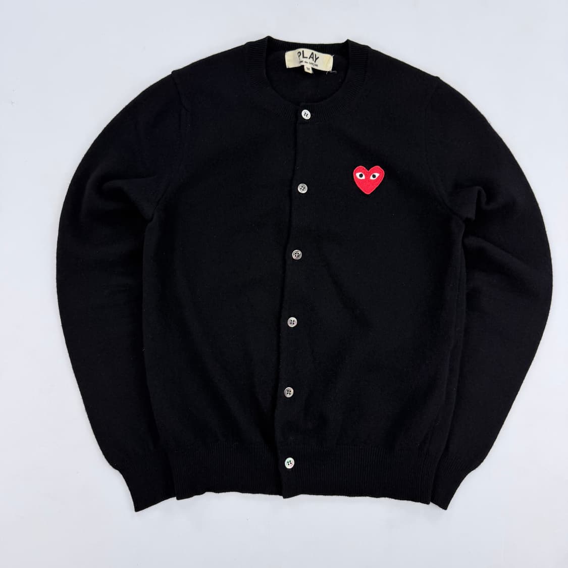 꼼데가르송 레드와펜 블랙 가디건 az-n007 상품이미지1