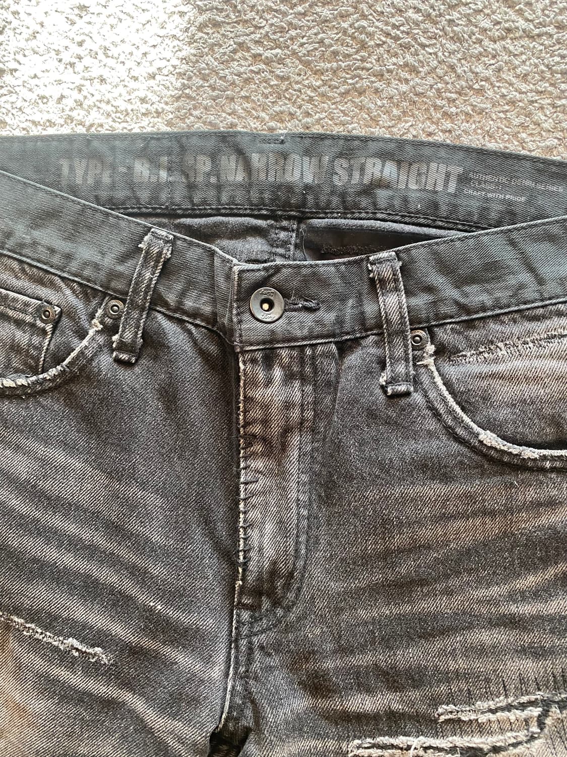 네이버후드 11aw 블랙 아이콘 체커보드 상품이미지4