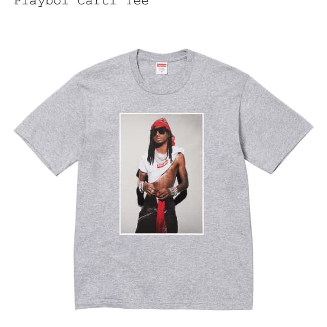 슈프림 카티 티셔츠 그레이 상품이미지1