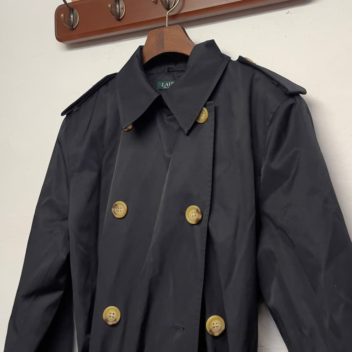 폴로 랄프로렌 (우먼) 네이비 트렌치 코트 상품이미지2