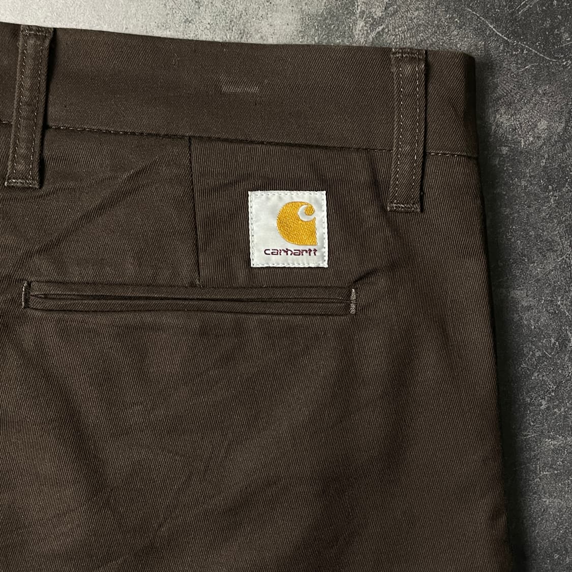 CARHARTT 칼하트 빈티지 브라운 치노 팬츠 A00905 상품이미지8