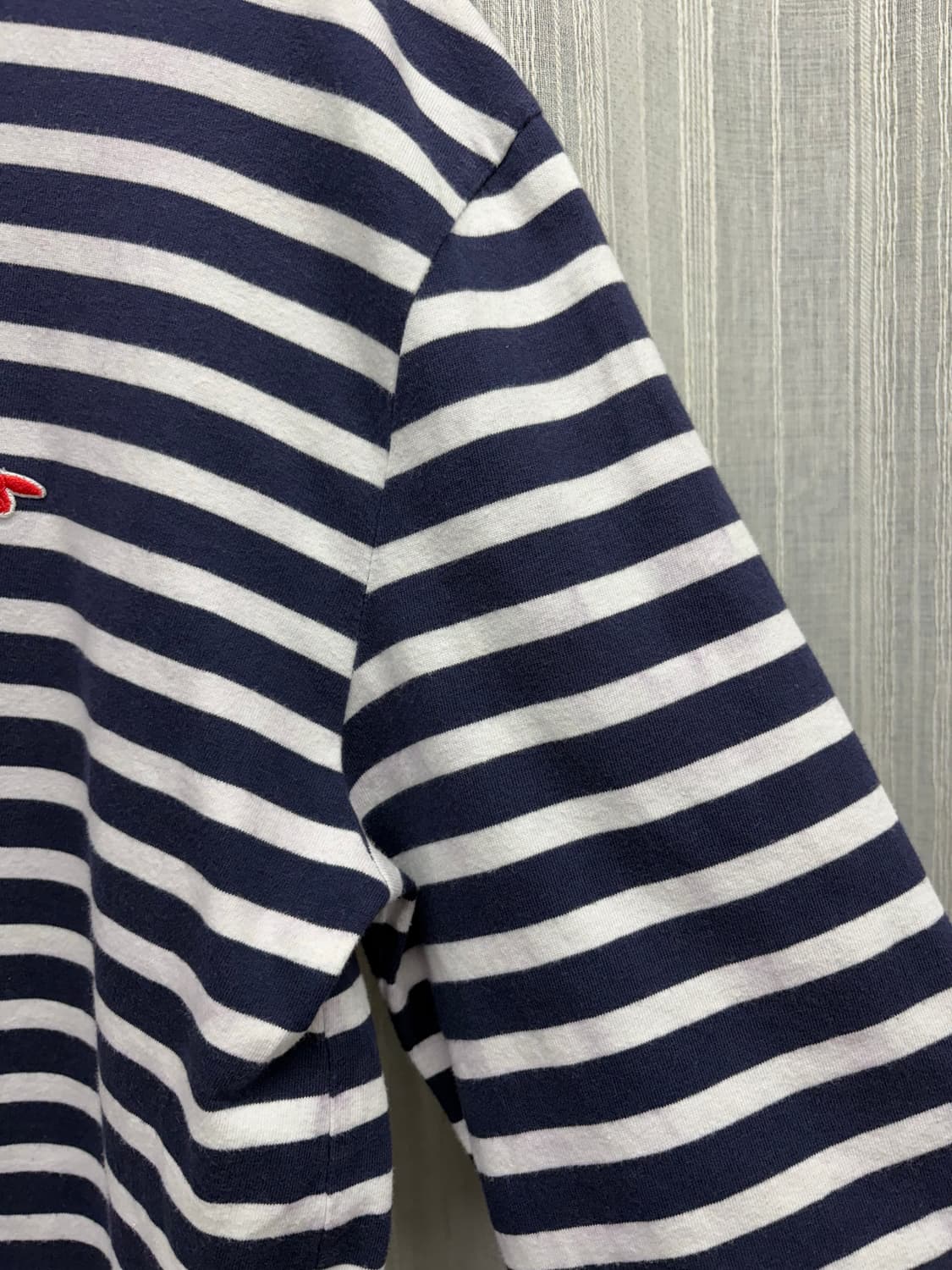 메종키츠네 스트라이프 단가라 긴팔티 상품이미지9