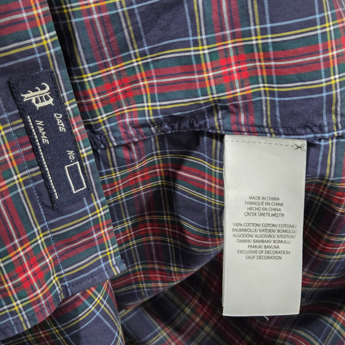 폴로랄프로렌 버튼다운 체크셔츠 L 상품이미지4