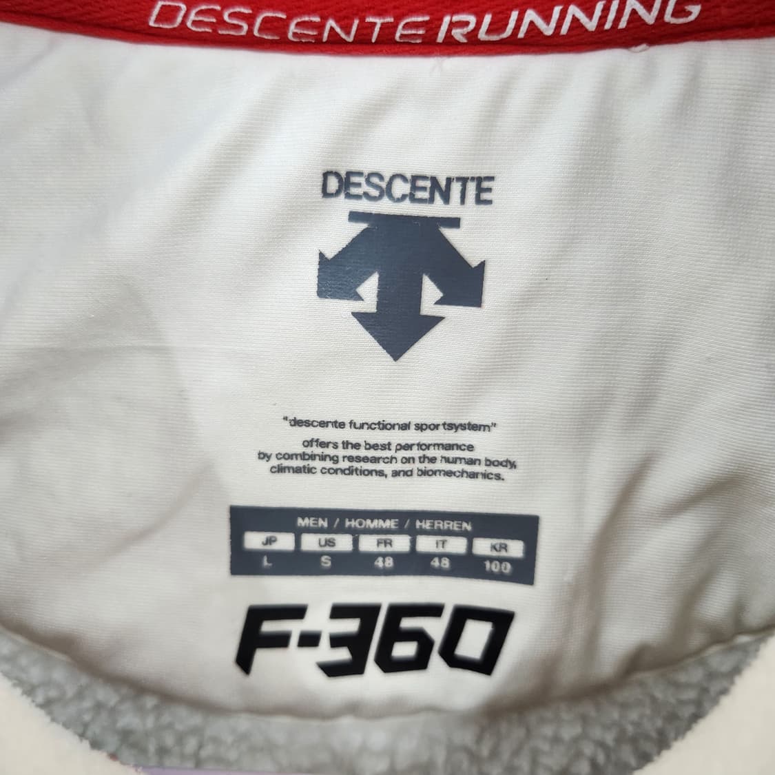 데상트 하이브리드(몸후리스/소매점퍼) 집업 상품이미지5