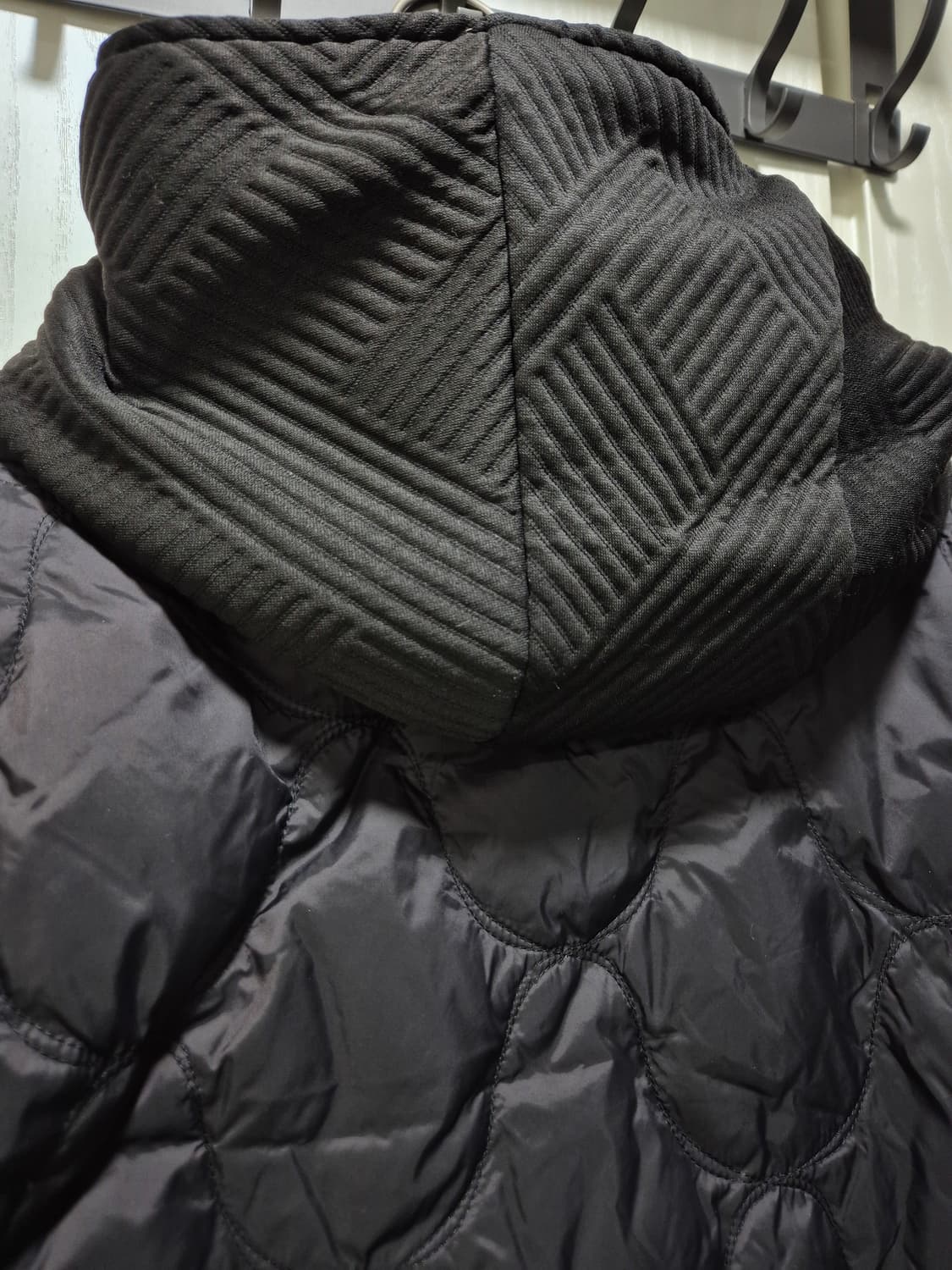 오리털100% 퀼팅 점퍼. 블랙 상품이미지7