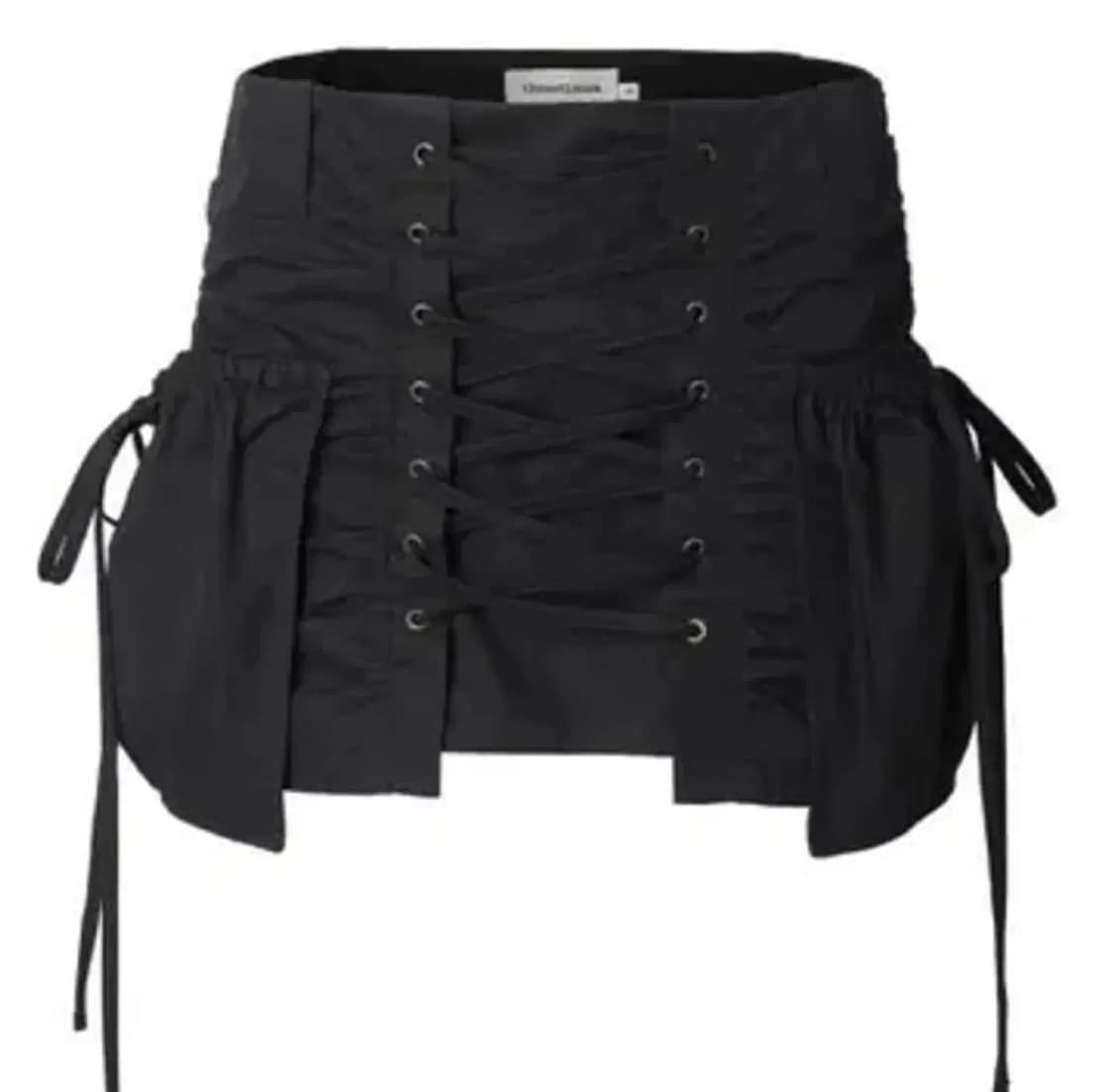 쓰리타임즈 리코 카고 스커트 S 블랙 쓰탐 치마 상품이미지1