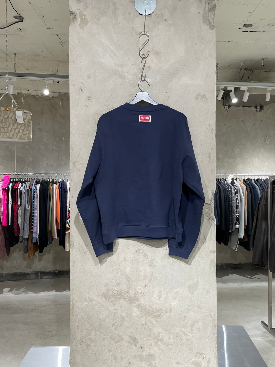 겐조 네이비 보케 플라워 스웻 셔츠 상품이미지6